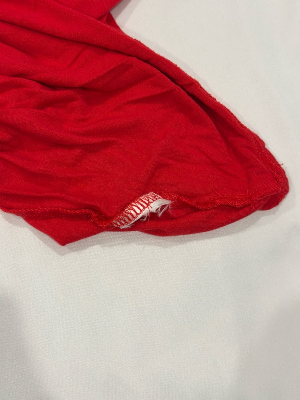 Lascana Red Off-Shoulder Draped Women’s Top - Picture 7 of 7